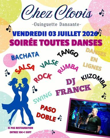 SOIREE TOUTES DANSES MODERNES